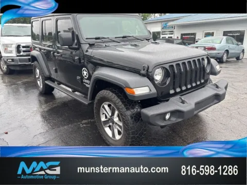 Black 2018 Jeep Wrangler Unlimited Sport for sale in Blue Springs, MO