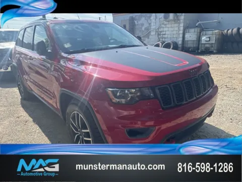 Red 2021 Jeep Grand Cherokee Trailhawk for sale in Blue Springs, MO