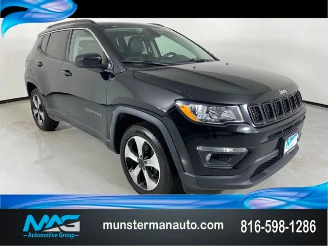 Black 2017 Jeep Compass Latitude for sale in Blue Springs, MO