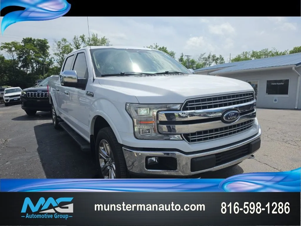 White 2018 Ford F-150 Lariat for sale in Blue Springs, MO