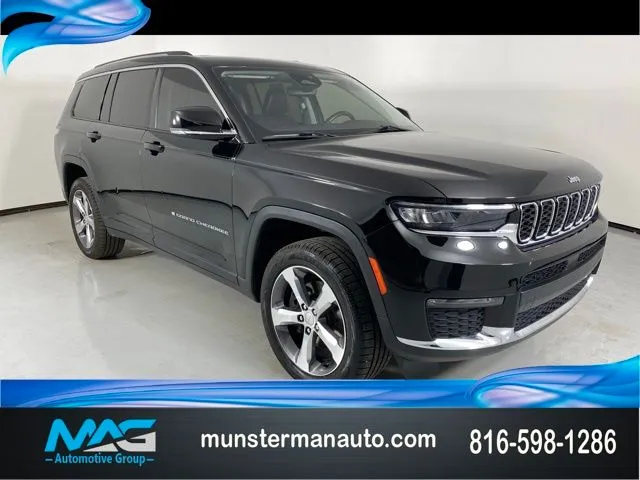 Black 2022 Jeep Grand Cherokee L Limited for sale in Blue Springs, MO