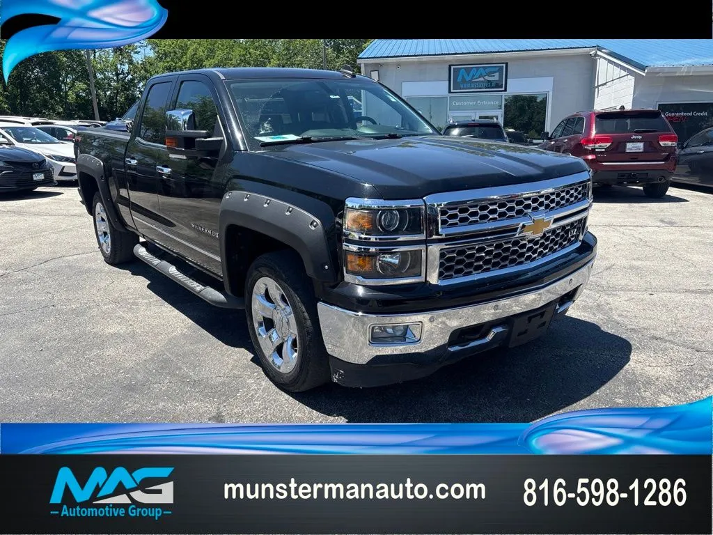 Black 2015 Chevrolet Silverado 1500 LTZ for sale in Blue Springs, MO