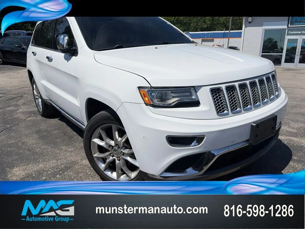 White 2014 Jeep Grand Cherokee Summit for sale in Blue Springs, MO
