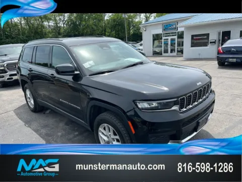 Black 2024 Jeep Grand Cherokee L Laredo for sale in Blue Springs, MO