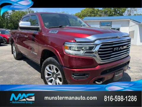 Red 2019 Ram 1500 Laramie Longhorn for sale in Blue Springs, MO