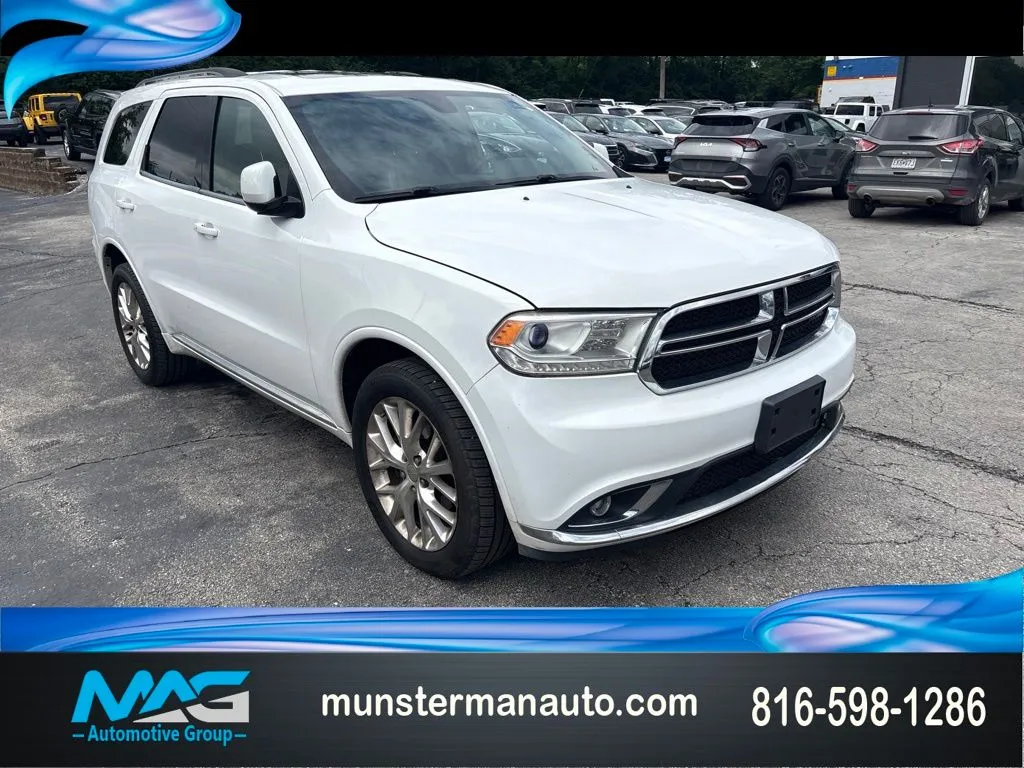 White 2016 Dodge Durango Limited for sale in Blue Springs, MO