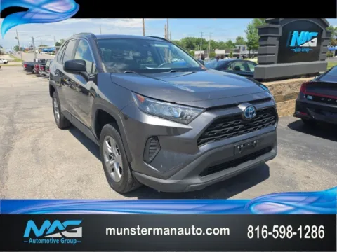 Gray 2022 Toyota RAV4 Hybrid LE for sale in Blue Springs, MO