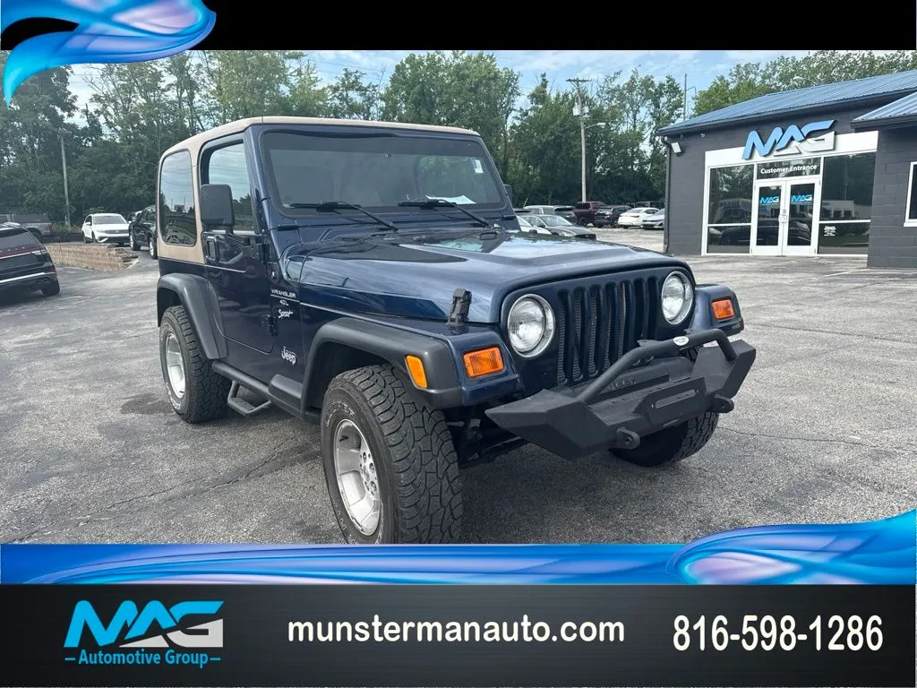 Black 2001 Jeep Wrangler Sport for sale in Blue Springs, MO