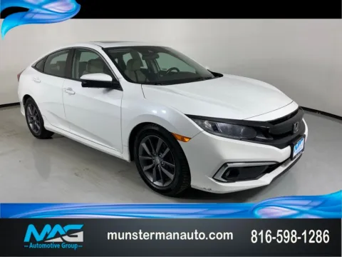 White 2019 Honda Civic EX for sale in Blue Springs, MO