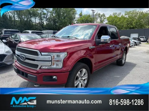 Red 2018 Ford F-150 Platinum for sale in Blue Springs, MO