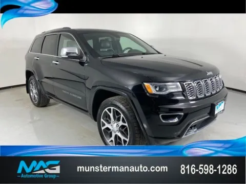Black 2019 Jeep Grand Cherokee Overland for sale in Blue Springs, MO
