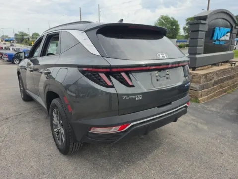 Another view of 2022 Hyundai Tucson Hybrid Blue for sale in Blue Springs, MO at MAG Auto - Munsterman Automotive Group