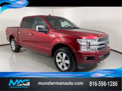 Red 2018 Ford F-150 Platinum for sale in Blue Springs, MO