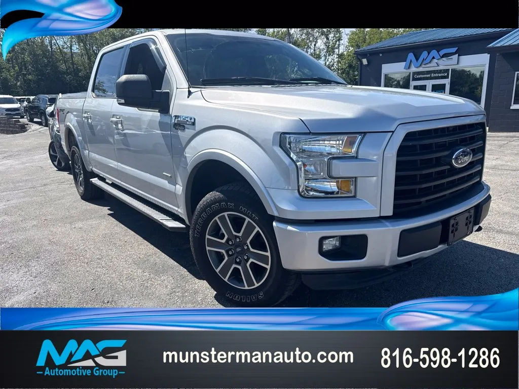 Silver 2016 Ford F-150 XLT for sale in Blue Springs, MO