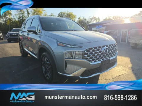 Silver 2023 Hyundai Santa Fe Hybrid SEL Premium for sale in Blue Springs, MO
