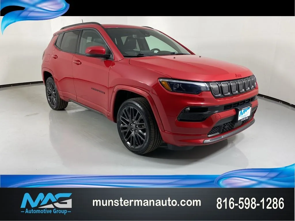 Red 2022 Jeep Compass Limited for sale in Blue Springs, MO