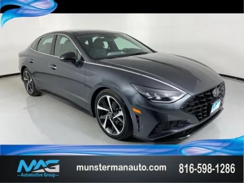 Gray 2021 Hyundai Sonata SEL Plus for sale in Blue Springs, MO