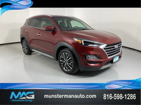 Red 2020 Hyundai Tucson Limited for sale in Blue Springs, MO