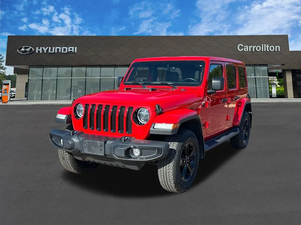 Red 2022 Jeep Wrangler Unlimited Sahara Altitude for sale in Carrollton, GA