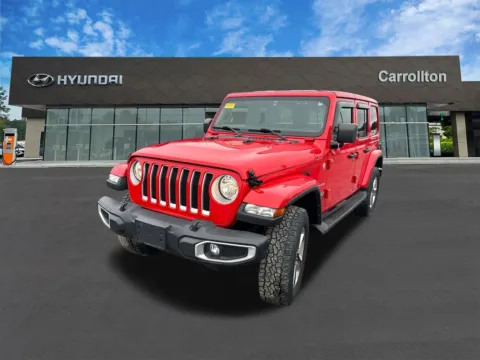 Red 2022 Jeep Wrangler Unlimited Sahara for sale in Carrollton, GA