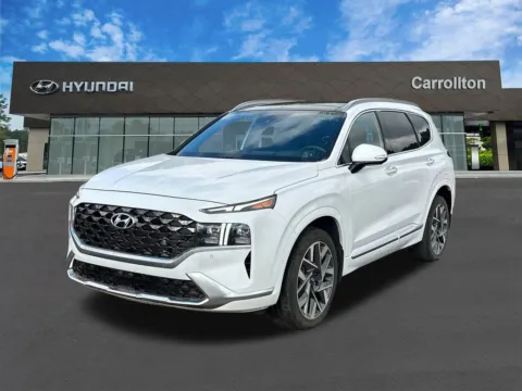 White 2022 Hyundai Santa Fe Calligraphy for sale in Carrollton, GA