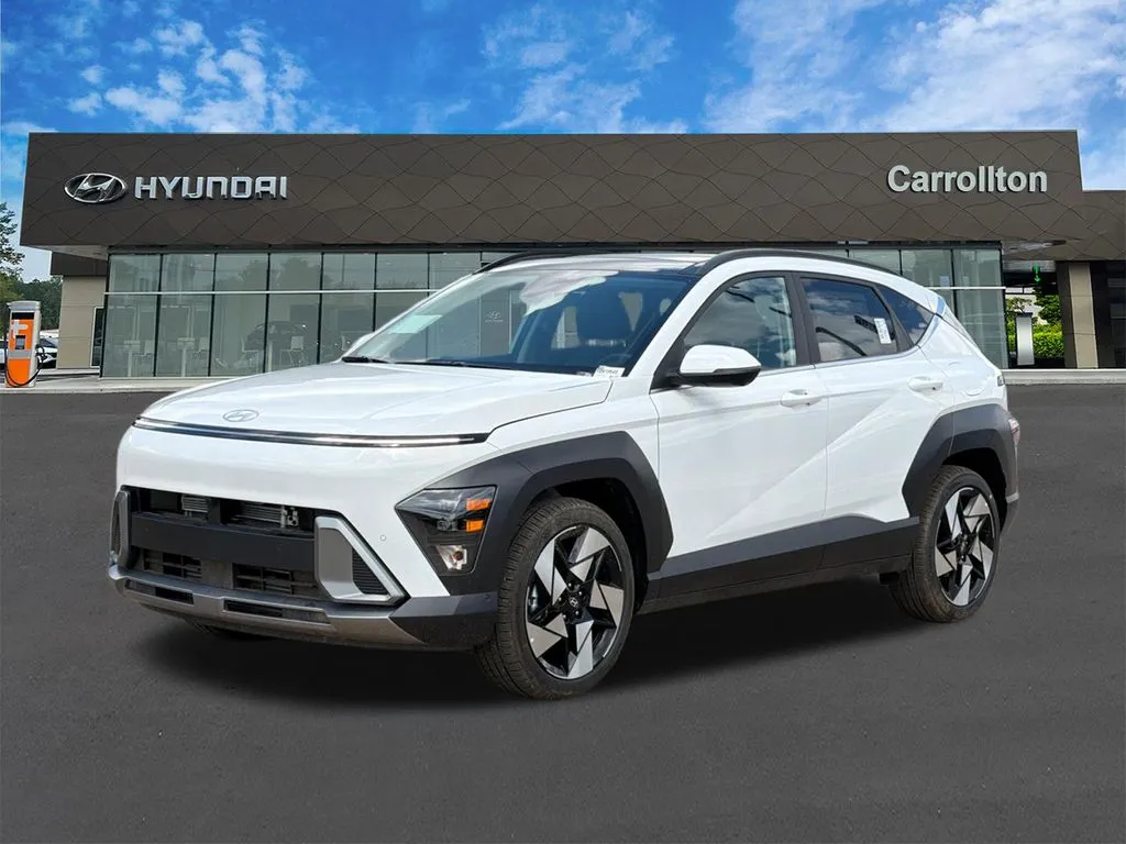 White 2026 Hyundai Kona Limited for sale in Carrollton, GA