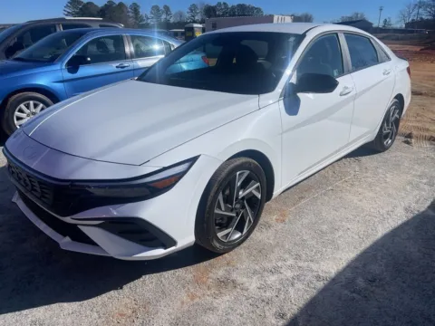 White 2025 Hyundai Elantra SEL Sport for sale in Carrollton, GA