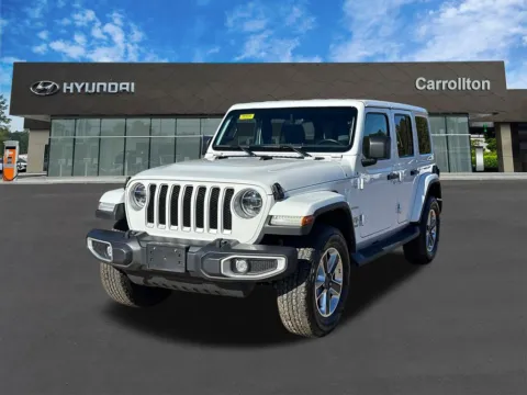 White 2022 Jeep Wrangler Unlimited Sahara for sale in Carrollton, GA
