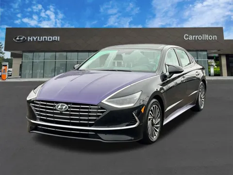 Black 2022 Hyundai Sonata Hybrid Limited for sale in Carrollton, GA