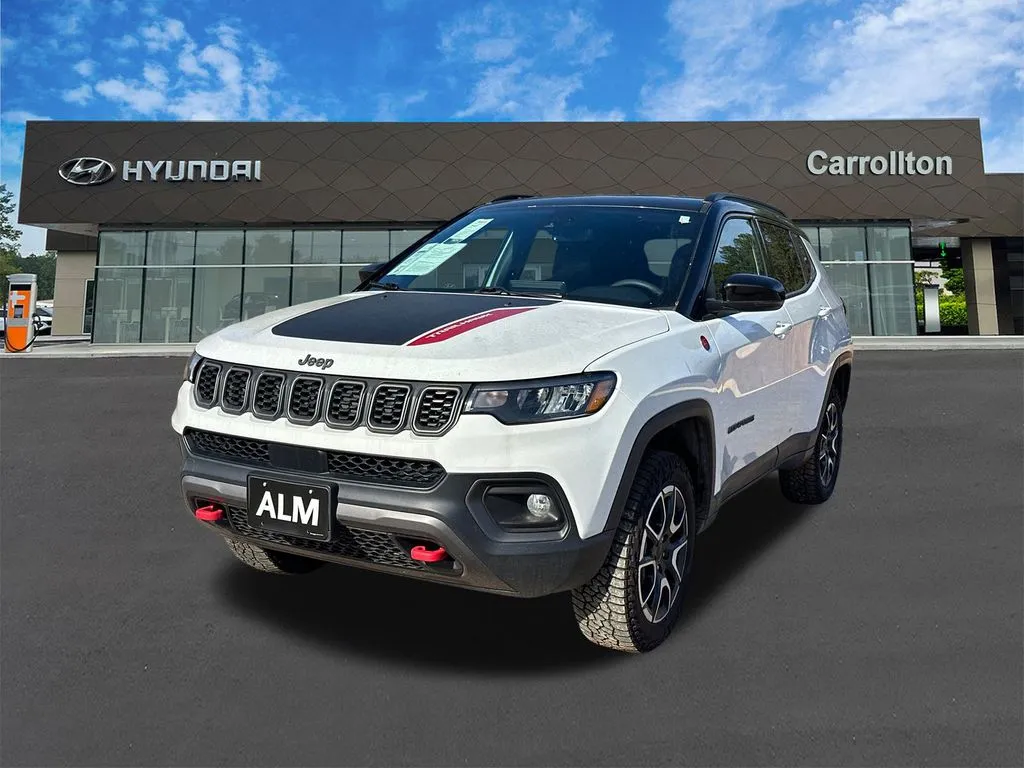 White 2024 Jeep Compass Trailhawk for sale in Carrollton, GA