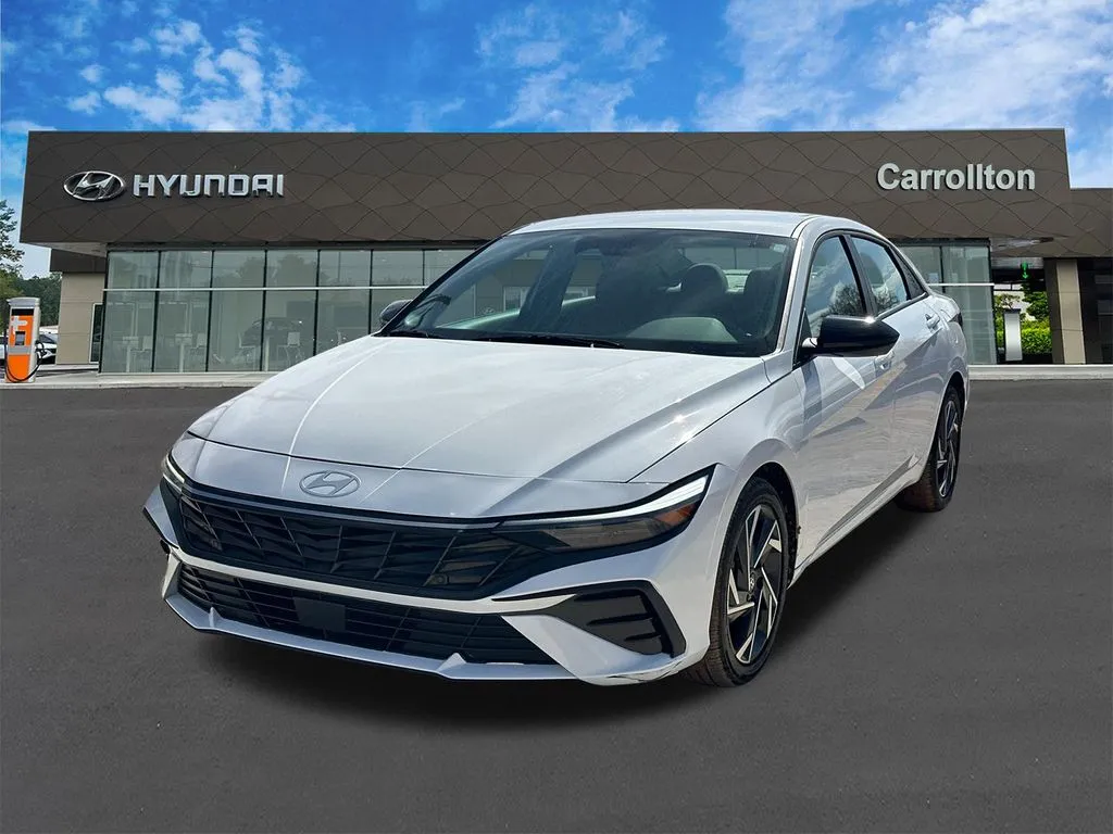 White 2025 Hyundai Elantra SEL Sport for sale in Carrollton, GA
