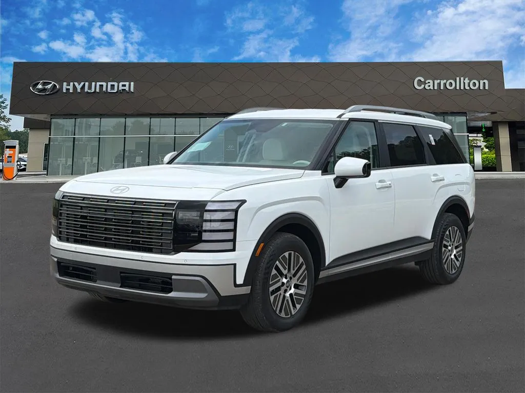White 2026 Hyundai Palisade Hybrid Blue SEL for sale in Carrollton, GA