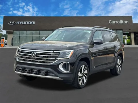 Black 2025 Volkswagen Atlas 2.0T SE w/Technology for sale in Carrollton, GA