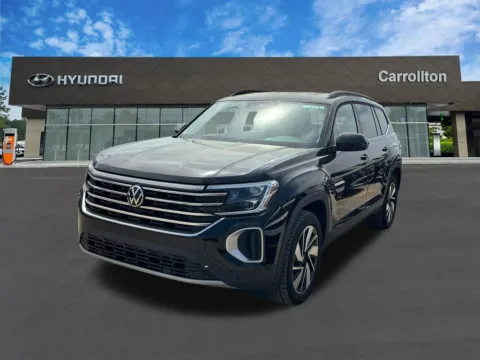 Black 2025 Volkswagen Atlas 2.0T SE w/Technology for sale in Carrollton, GA