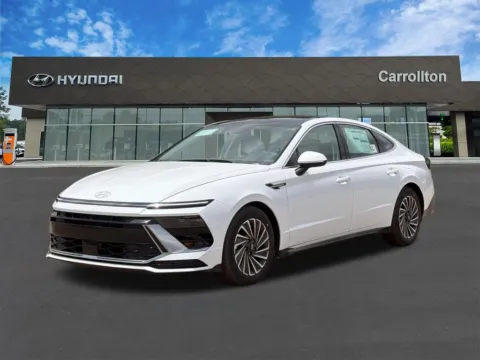 White 2026 Hyundai Sonata Hybrid SEL for sale in Carrollton, GA