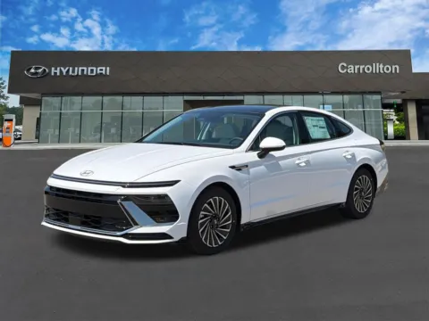 White 2026 Hyundai Sonata Hybrid SEL for sale in Carrollton, GA