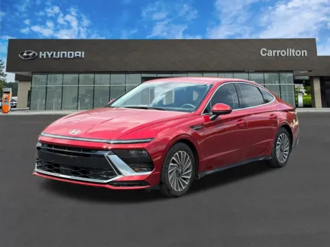 Red 2025 Hyundai Sonata Hybrid SEL for sale in Carrollton, GA