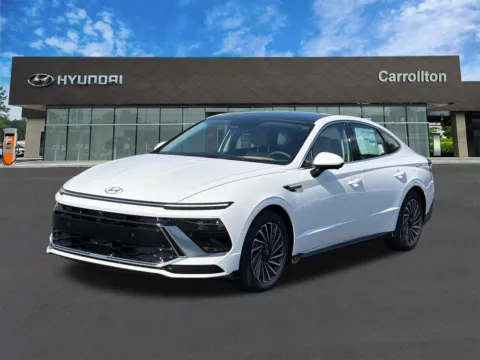 White 2026 Hyundai Sonata Hybrid Limited for sale in Carrollton, GA