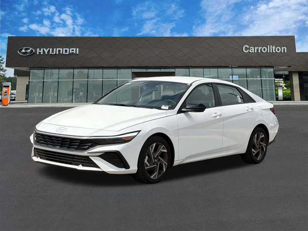 White 2025 Hyundai Elantra SEL Sport for sale in Carrollton, GA