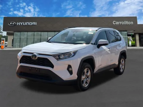 White 2021 Toyota RAV4 XLE for sale in Carrollton, GA