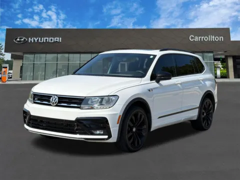 White 2021 Volkswagen Tiguan 2.0T SE R-Line Black for sale in Carrollton, GA