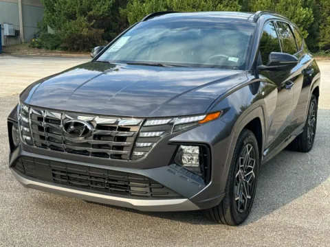 Gray 2024 Hyundai Tucson Hybrid N Line for sale in Carrollton, GA