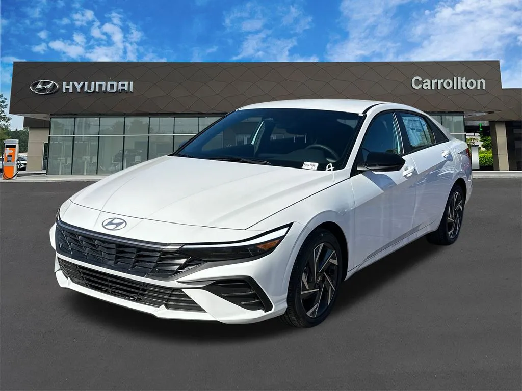 White 2025 Hyundai Elantra SEL Sport for sale in Carrollton, GA