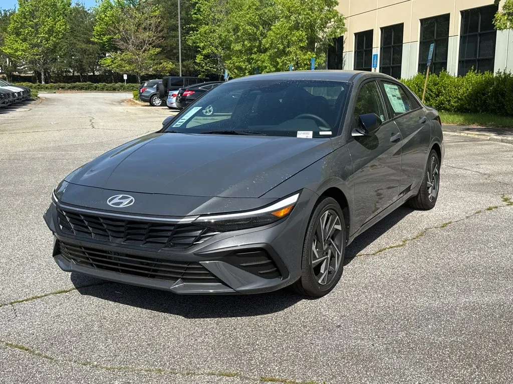 Gray 2025 Hyundai Elantra Hybrid SEL Sport for sale in Carrollton, GA