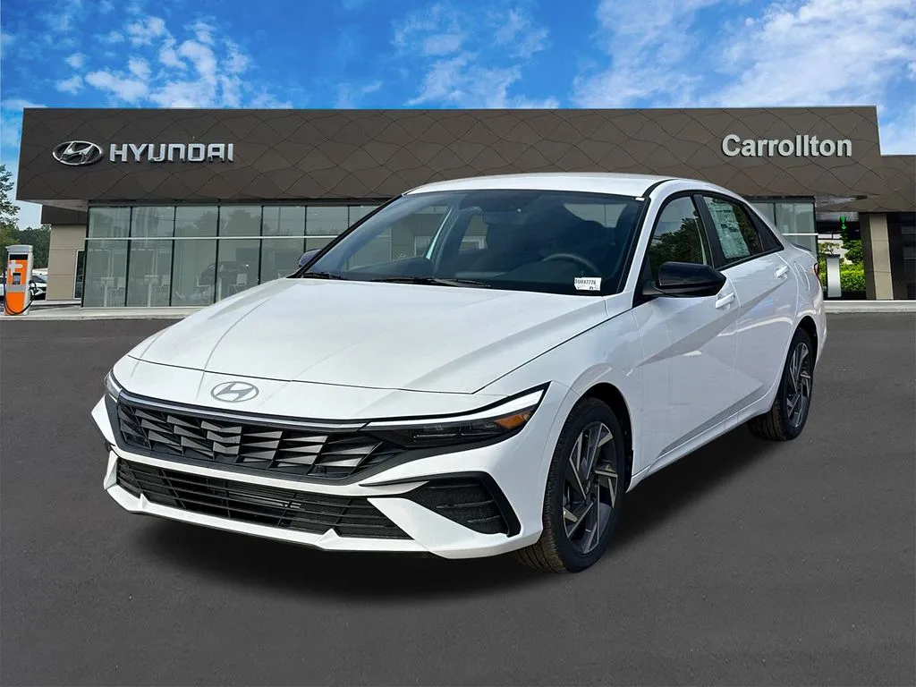 White 2025 Hyundai Elantra SEL Sport for sale in Carrollton, GA