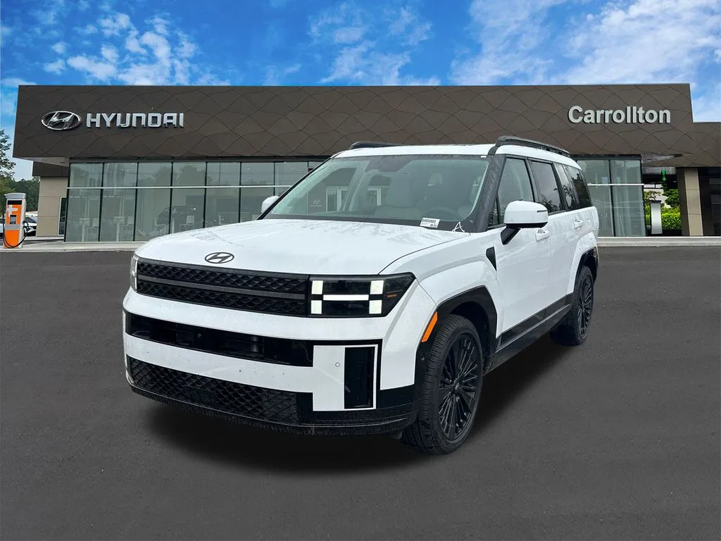 White 2025 Hyundai Santa Fe Hybrid Calligraphy for sale in Carrollton, GA