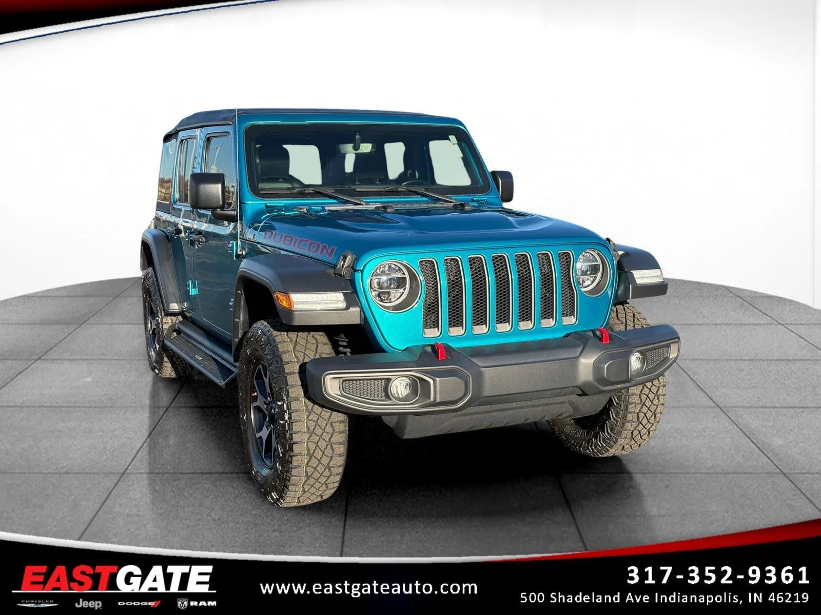 Blue 2020 Jeep Wrangler Unlimited Rubicon for sale in Indianapolis, IN