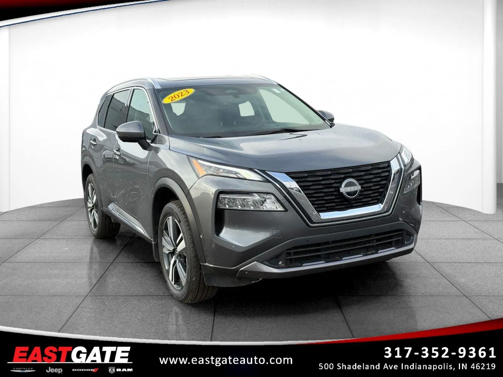 Gray 2023 Nissan Rogue SL for sale in Indianapolis, IN