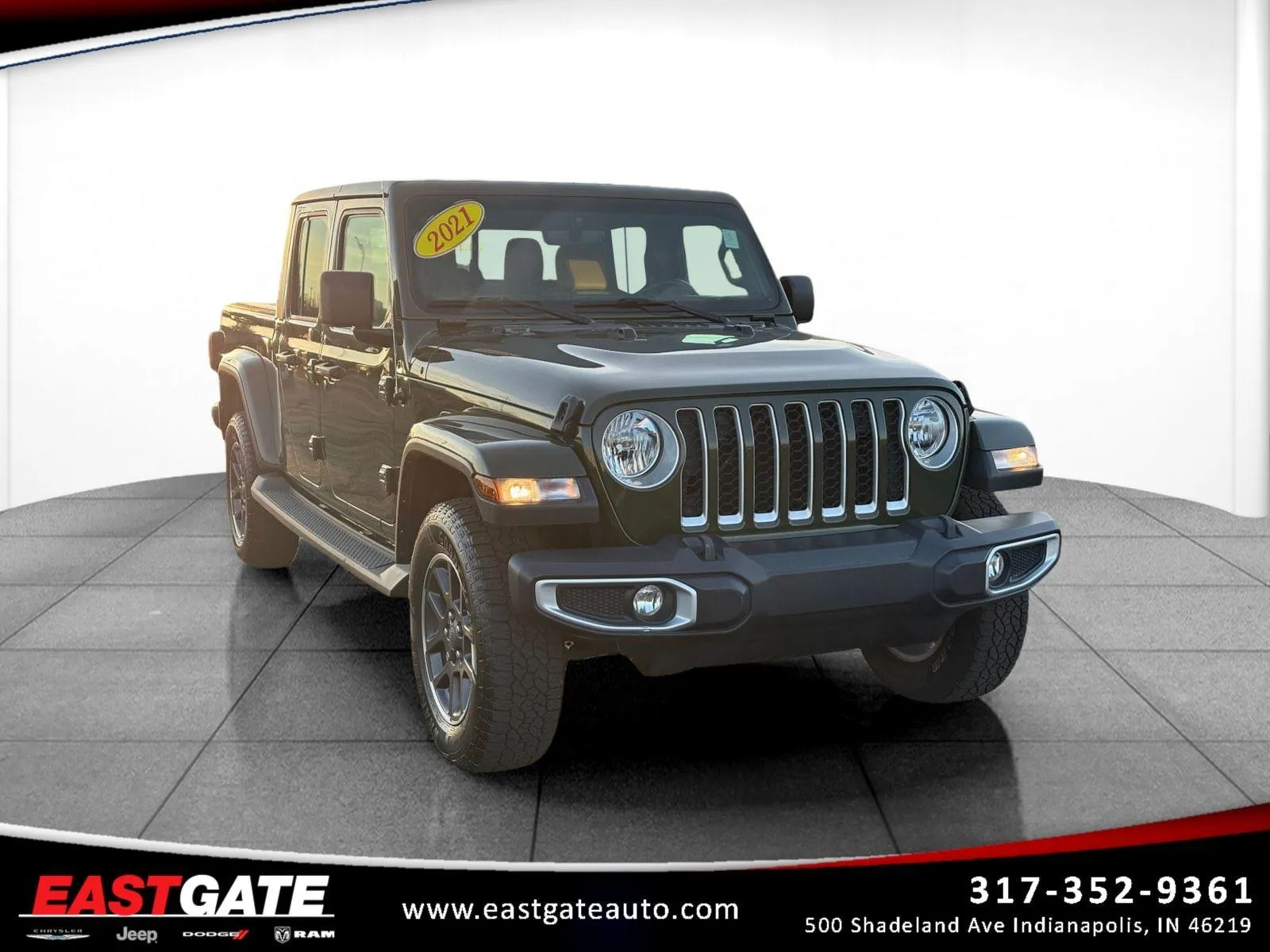 Green 2021 Jeep Gladiator Overland for sale in Indianapolis, IN