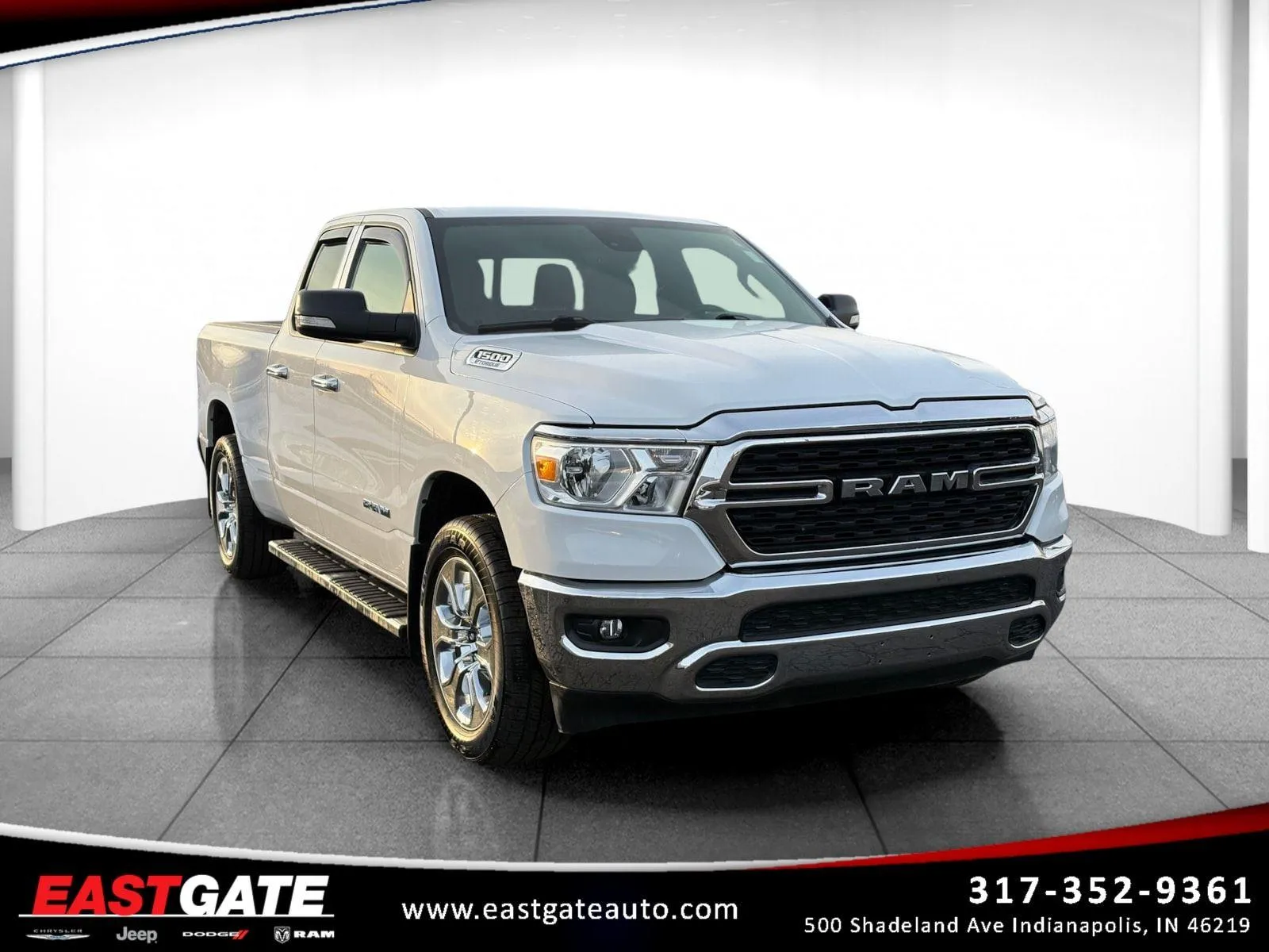 White 2022 Ram 1500 Big Horn for sale in Indianapolis, IN
